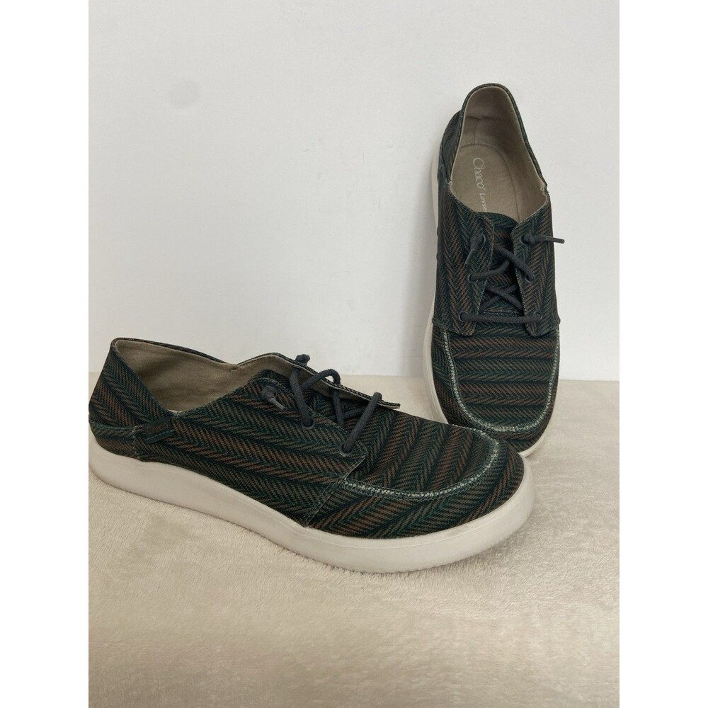 Chaco Chillos Slip On Canvas Shoes Bracken Olive Green Size 11